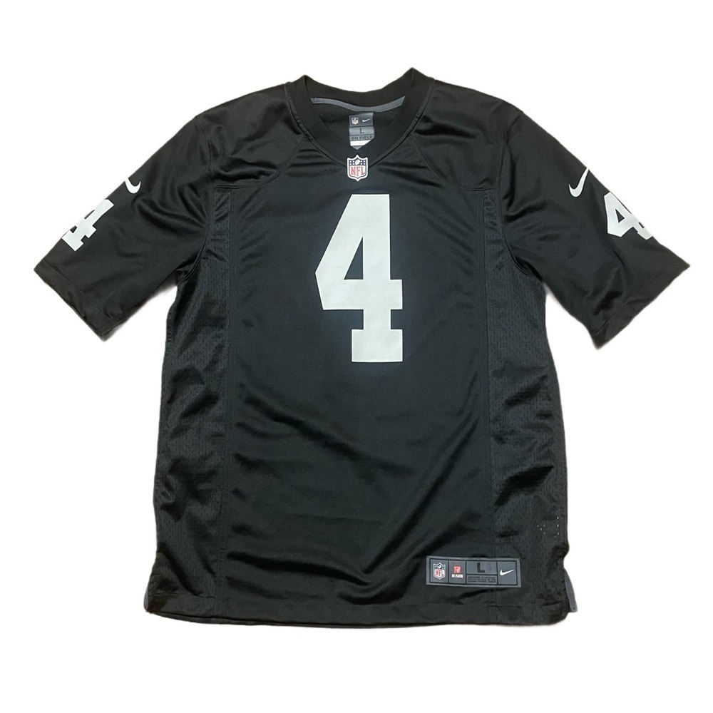 Nike Men's Black Shirt raiders Carr jersey bloke core